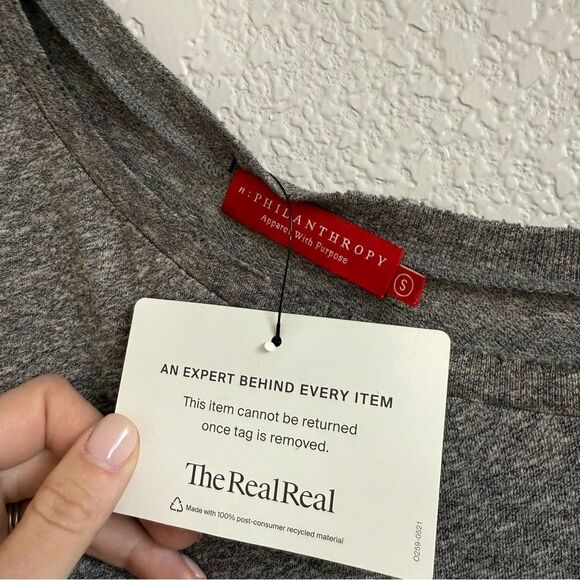 N:PHILANTHROPY Britton Jumpsuit in Heather Grey Size Small - Picture 3 of 6